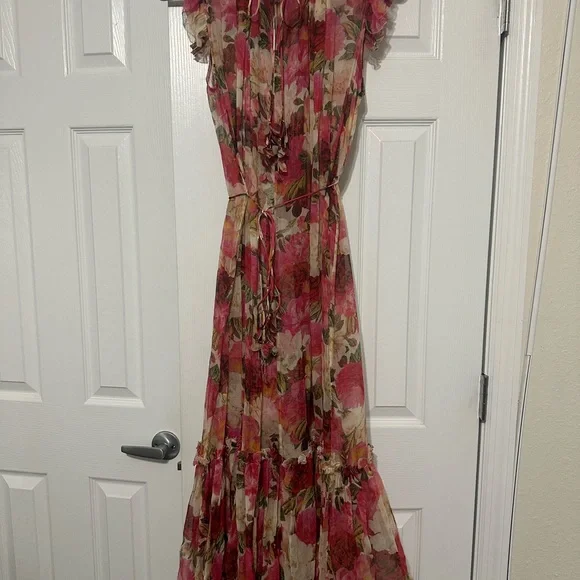 Zimmermann Floral Pink Maxi Dress - Picture 1 of 4